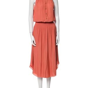 Ramy Brook Vibrant Coral Dress. Like new!